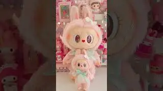 🌸🎀 Unboxing my new Labubu Mokoko Close to Sweet Plush Doll!  #unboxing #popmart#mokoko #themonster