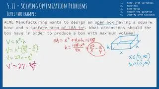 5.11 - Optimization - Level 2 Box Example