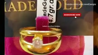 4 Grams Ladies Gold Rings New || #GoldRings || Gold Rings for Teens || 21kt Gold Jewellery