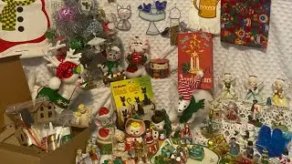 Vintage Live Sale Sunday 12/01/24 @3pm CST | Angels, Xmas, Fabric, Annalee&rsquo;s, Putz Kit, Glass Deer