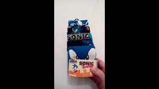 Danny's Look Show - Sonic The Hedgehog (Five Pair Crew Socks)