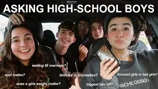 Asking High School Boys Questions Girls Are TOO Afraid to Ask (PART 2)