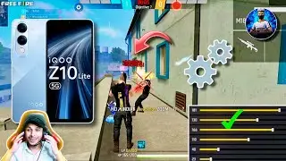 iQOO z10 lite 5g Free Fire Sensitivity + Hud + Dpi Setting ⚙️ // @NonstopGaming_ @TotalGaming093 