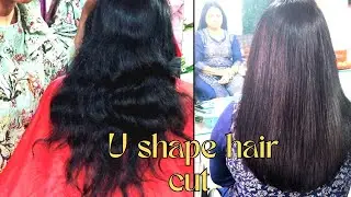 How to do U shape hair cut karne ka Sahi tarika||perfect technique for U shape hair cut||#haircut