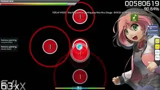 osu! Nico Nico Douga - BARUSA of MIKOSU [TAG4] Easy Pass