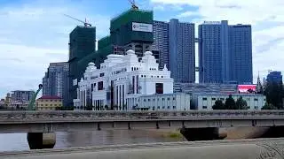 Amazing visit in Koh Pich Island's Skyscraper buildings and constructions, Cambodia