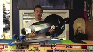 Action Board Sports Reviews the Original Apex 37 DiamondDrop and Double Concave Longboard Skateboard