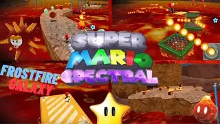 [Super Mario Spectral V1.6] Frostfire Galaxy | Daredevil Challenge in the Lava Sea