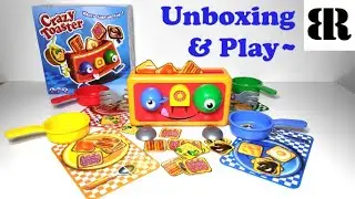 Crazy Toaster The Jumping Toast Game ! Wacky Jumping Fun By Splash Toys Unboxing + Assemble + Play