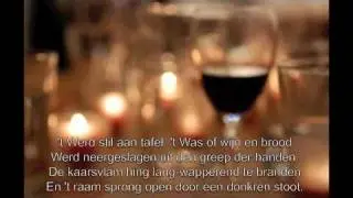 Martinus Nijhoff - gedicht - Het souper