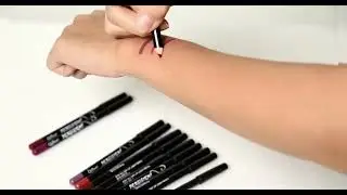 Matte Lip Liner Smooth Waterproof Long Lasting Pencil Set 12pcs/set