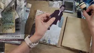 Creating with Vel - Paper Bag Journal Start to Finish