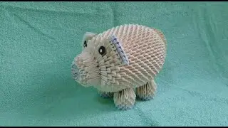 三角摺紙(豬)制作