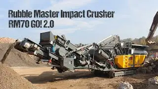 Track mounted Rubble Master Impact Crusher Model RM70 - 150 TPH