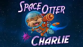 Space Otter Charlie - Gameplay & First Boss Fight | zero-gravity arcade game