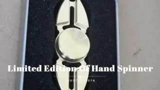 Limited Gold Fidget Spinner Review Indonesia - Ibooth Store