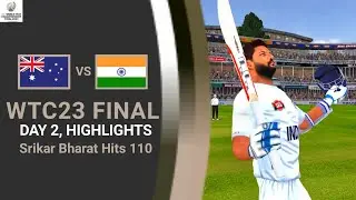 ICC WTC 23 Final | Day 2 Highlights | Real Cricket 22