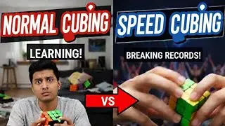 Normal cubing vs Speed cubing | Youcuber Harsh | @proo_editzz7 is my another channel | Pls subscribe