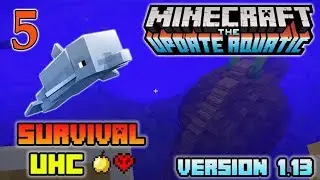 El Delfin y el Barco Hundido  #5 UHC - Minecraft Survival Extreme