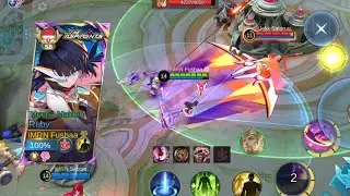 Combo Mematikan Ruby Ft Layla | Mobile Legends | Best Build Ruby | Ruby Gameplay