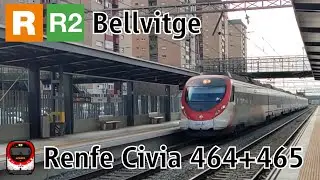 Estaci&oacute;n de Bellvitge - Renfe Civia 464