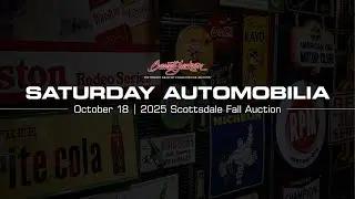 Automobilia Super Saturday Livestream Replay // Barrett-Jackson 2025 Scottsdale Fall Auction