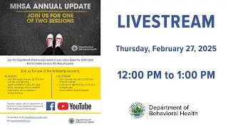 MHSA Annual Update