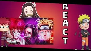 React:Espelho 💔 - Gaara, Nezuko e Naruto | Fanit