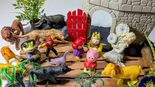 Satisfying With Unboxing Review Sea Animal Toys Collection Zoo Animal Dinosaur,Cow,Elephant