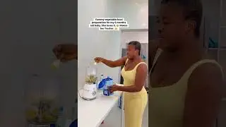 Yummy vegetable food preparation for my 9 months old baby, she loves it. 🤩 Makes her fresher. 😉