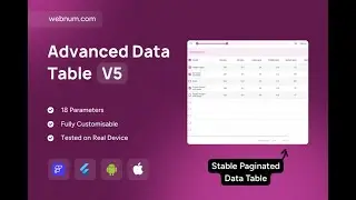 FlutterFlow Data Table Widget 🚀 Stable Pagination + Row Selection 🌟 #flutterflow #datatable #widget