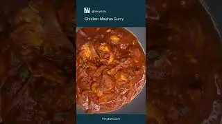 Slow Cooked Chicken Madras Curry