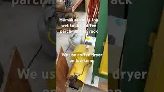 Coffee dryer #coffeefarm #hawaiicoffee #coffeefarm