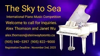 Let's support the Sky to Sea International Piano Music Competition on November 15th, 2025 🎹⭐️🎹⭐️🎹⭐️