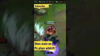 What happened when a shen main on pc plays wildrift? Watch #shorts #wildrift #wildriftshen