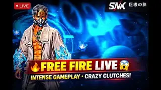🔥 FREE FIRE LIVE 😱 | INSANE CLUTCHES &bull; RUSH GAMEPLAY &bull; SNK POWER! #ff #fflive #fftrending #gaming