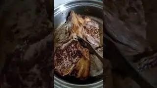Omad Carnivore Cooking, no oil or butter used.