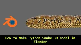 How to Make Python Snake3D model in Blender | Blender in Tamil | LMWS