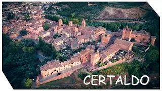 Certaldo Alto - Borgo medievale - Firenze - Mini documentario (4K) - Walking and Fly Tour