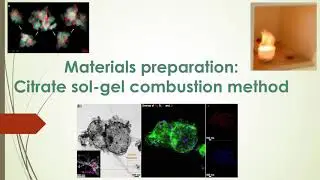 Sol-gel method: citric acid method