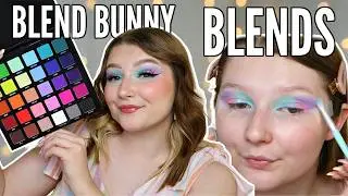 BLEND BUNNY BLENDS EYESHADOW PALETTE REVIEW!