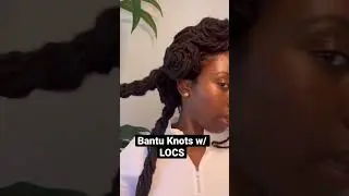 BIG Bantu Knots on LOCS! Here&rsquo;s how&hellip;