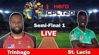 Hero CPL 2021🔴LIVE Trinbago Knight Riders vs Saint Lucia Kings semi final Live Match Today #CPL #t20