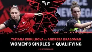 Tatiana Kukulkova vs Andreea Dragoman | WS Qual | Singapore Smash 2025