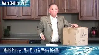Multi-Purpose Emergency and Everyday Gravity Filter and Made in USA Water Distiller