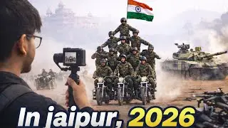 Army parade in Jaipur |Vlog|, stunts, army vehicles and crazy weapons 