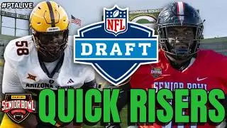 🏈 NFL DRAFT UPDATE! Top 10 Senior Bowl Risers! Who Won the Week in Mobile?