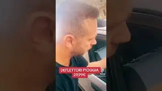 Installazione deflettori auto pioggia G3 Fiat Panda 2003-11