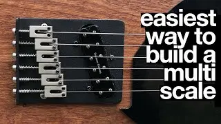 Convert a lefty Tele bridge for right-handed multi-scale