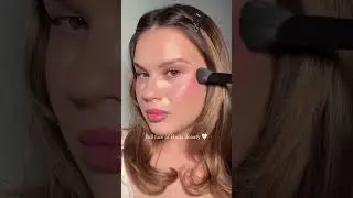 soft matte base + glossy pink lips 💗#grwm #makeuproutine #softmatte #makeuptutorials #softglamlook